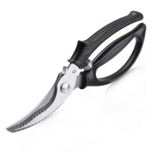 Fjäderfäsax, Kökssax med Fjäderbelastad Funktion, Kraftig Fjäderfäsax för Kött, Kyckling, Kalkon, Halkfritt Handtag