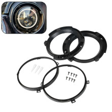 Headlight Ring Set for Jeep Wrangler Jk 2007-2017 7 Inch Mounting Brackets