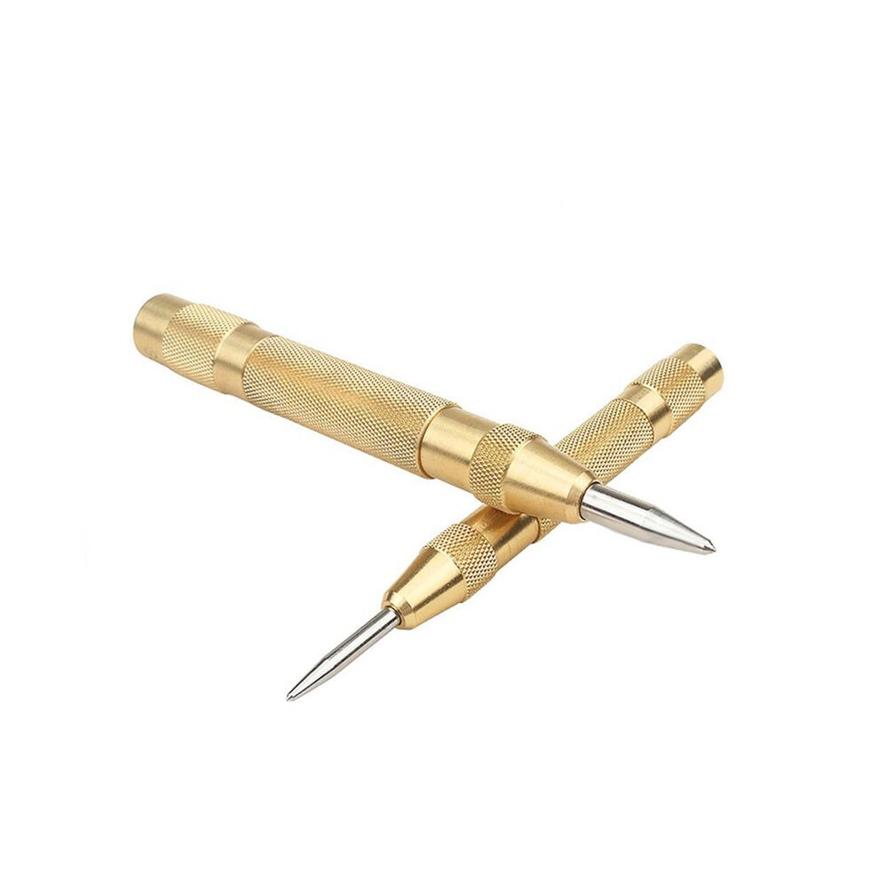 5Pcs Spring Loaded Automatic Center Punch For Woodworking - Marking Tool 4713554685574