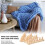 4Pcs Chunky Knitting Blanket Loom, with 1 Screwdriver & Assembly Tools, Knitting for Blankets, Afghans, Throws 4