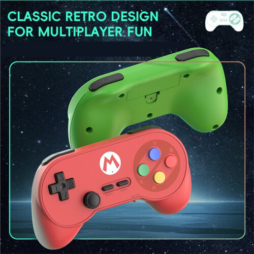 PC07 Wireless Game Controller Dual Receiver Retro Gamepad for PC DInput Android TV Arcade Gaming A 2