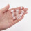 Microtubes Centrifuge Tube 2ml, Clear Plastic Small Vials with Caps for Sample Storage Without Leakage 6