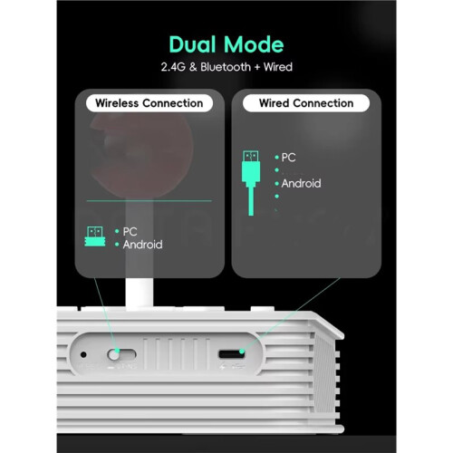 2pcs Y5A Wireless  Fight Stick   Window Arcade Support BT 2.4G Receiver and Wired Connection 2