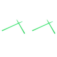 2 Paar 5A Nylon Trommelstoecke fuer Trommel Leicht und Professionell - Gruen