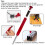 Mechanical Carpenter Pencils with 36 Refills and Built-in Sharpener, Ideal for Woodworking and Architecture 4