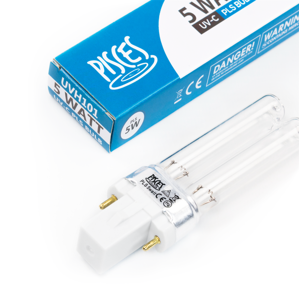 Pisces 5W Watt Pls Replacement Uv Pond Bulb Spare Uvc Lamp For Filter Ultraviolet Uv-C Tube 107Mm Blagdon 5 In 1 2000 Hozelock Easyclear 3000 Light