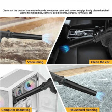 Cordless Leaf Blower 48V - High Power, Adjustable Speed, Rechargeable Vacuum for Garden and Lawn EU Plug