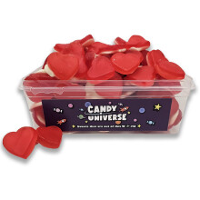 Candy Universe Red Hearts Tub 800g