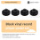For  Technics Vinyl Phonograph Foot Set Suitable for Technics SL-D2 SL-D3 Model 2