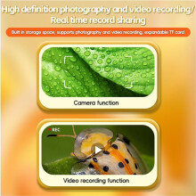 Microscope for Kid 500X 1080P Digital Handheld Kids Microscope with 2" Screen  Magnifying Glass with Photo and Video
