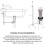 Bathroom Sink - Stoppers with Brushed Finish, Fits Most - Drains, 2+2 Pack Replacement Kit 4