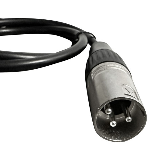 2pcs XLR Pass Through Cable, No Solder, for Stage Box, Patch Panel, Floor Box - No Solder for Pro Audio Installations 2