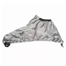 (L, silver) Kayak Spray Skirt Waterproofs Kayak Canoe Boat Spray Deck Skirt Adjustable Kayak Spray Cover Kayak Accessories Enduring
