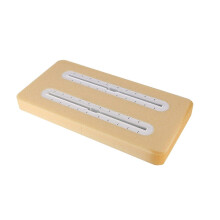 (White & yellow) Hydrofoil Rail Box Ride Engine Foil Mount Track Box Pvc Foam Hydrofoil Box (White)