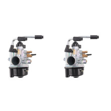 2X Carburador de Motocicleta PHVA17 Estilo 2 Tempos Carburador PHBN-17.5Mm para  Jog-R Aerox Bw'S MBK Booster Minarelli