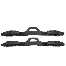 (Size l, Black) 1 Pair Adjustable Scuba Diving Fins Accessories Swimming Fins Straps Fin Flippers Strap Swimming Scuba Diving Fins B