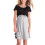 Maternity Dress for Various Body Type Featuring-black gray L 1
