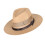 Lightweight Foldable Sun Hat With Blue Belt And-Khaki 1