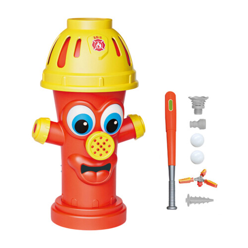 Rotating Water Sprinkler Fire Hydrant Baseball Toy for Children