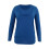 Comfortable Maternity Shirt with Discreet Nursing-royal blue S 1