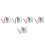 5X  12V 4 Wire PWM Fan Temperature Control Speed Controller Governor Regulator for PC Computer CPU Fan Cooler Alarm 1