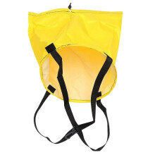 Swimming Strength Training Traction Resistance Water Bag Swim Training Exerciser Belt Drag Umbrella for Adults Children (Yellow)