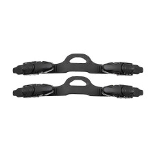 (Size s/m, Black) 1 Pair Adjustable Scuba Diving Fins Accessories Swimming Fins Straps Fin Flippers Strap Swimming Scuba Diving Fins B