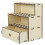 Craft Marker Storage Rack Brush Stand Office Organization Beige Rectangular Modern 1Pcs 1