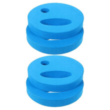 Foam Thick Swim Paddles 2Pairs Blue Hand Paddles for Swimming Grip