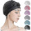 (Black) Silicone Swim Cap,comfortable Bathing Cap Ideal For Curly Short Medium 1