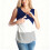 Functional Maternity Vest Patchwork Stripe Color-Black M 6