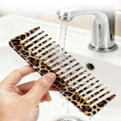 Professional Combs Wide Fine Fork Parting Pin Tail-pick comb 1