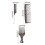 Professional Combs Wide Fine Fork Parting Pin Tail-pick comb 3