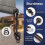 Cordless Bracket Kit, Universal Replacement Mounting Bracket for Outdoor/Indoor Sun Blind Black 5