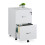 Mobile File Cabinet with Lock, 2 Drawers, A4/Letter Files 1