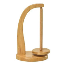 Drehbarer Garnrollenständer Aus Holz, Hochleistungs-Handstrickgarnständer, Drehwerkzeug für Garnspulen Aus Holz, Lackfarbe