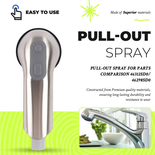 Pull-Out Spray Arm for GROHE Pull-Out Faucets, for GROHE 46312SD0/46298SD0 C 1
