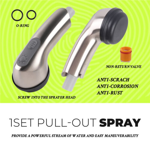 Pull-Out Spray Arm for GROHE Pull-Out Faucets, for GROHE 46312SD0/46298SD0 C 2