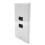 3X  2- Wall Face Plate Panel Outlet 1080p Cover Coupler Socket HOT 3