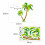 3X Coconut  Tree Sticker Tropical Beach Wall Decal Living Room Backdrop Sticker 7