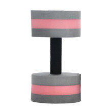 Water Dumbbell Eva Dumbbell for Swimming 2Pcs for Women Use Gray Red
