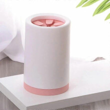 (Small, pink) Automatic Pet Foot Wash Cup Soft Silicone Foot Wash Cup Cat Foot Cleaning Bucket Dog Paw Cleaning Cup Manual Quick Feet Wash