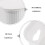 White Plastic Diaper Basket Hanging Baby Bedside Storage Caddy 5