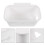 White Plastic Diaper Basket Hanging Baby Bedside Storage Caddy 6
