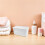 White Plastic Diaper Basket Hanging Baby Bedside Storage Caddy 9