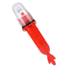 (48x260MM, Red) Boat LED Navigation Light Buoys Floating Kayak Light Underwater White