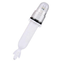 (48x260MM, White) Boat LED Navigation Light Buoys Floating Kayak Light Underwater White