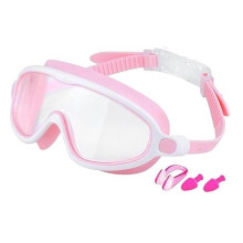 Children's Large Frame Waterproof and Anti Fog Swimming Goggles, 2025 Summer Wide View Swimming Goggles for Kids Boys Girls