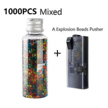 (1000pcs with pusher 2) Menthol Capsule Cigarette Filters Pack Of 1000 - Enhance Freshness