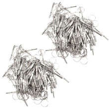 200Pcs/Pack 3 in 1 Eyeglass Screwdriver Sunglass Glasses Watch Repair Tool Kit with Keychain Portable Screwdriver Tool